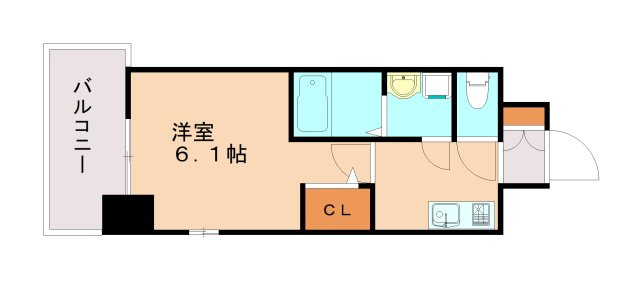 エスリード神戸兵庫駅マリーナスクエアの間取り