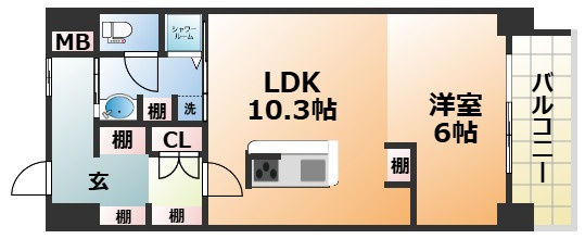 ナタリー神戸の間取り