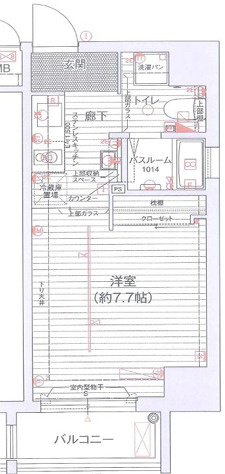 エグゼ西大阪の間取り