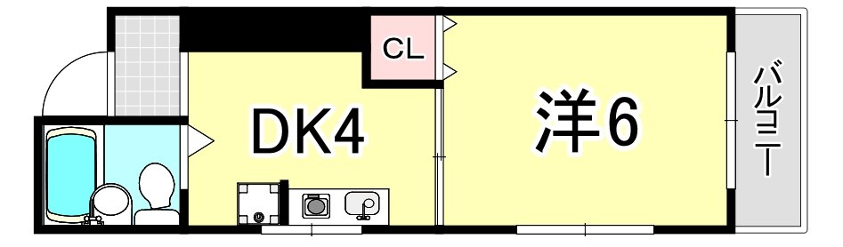 リーフ塚口の間取り
