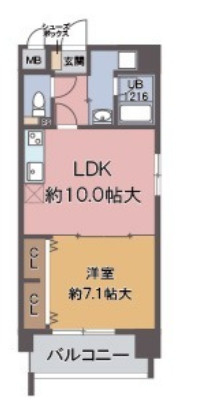 リーゾ エ パーネの間取り