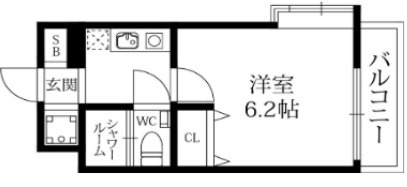 メインステージ深江ステーションフロントの間取り