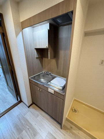ヴィレッジリバー千日前のキッチン