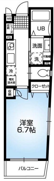 メゾンコンフォール六甲の間取り