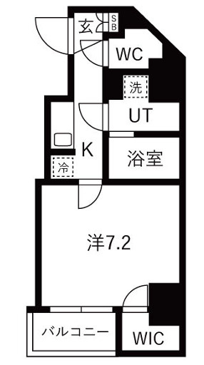 サムティ西長堀リバーフロントの間取り