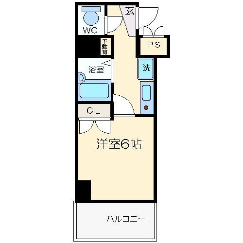 セレッソコート西心斎橋の間取り|セレッソコート西心斎橋　間取り