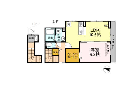 【間取り】 | アビタシオン明大前