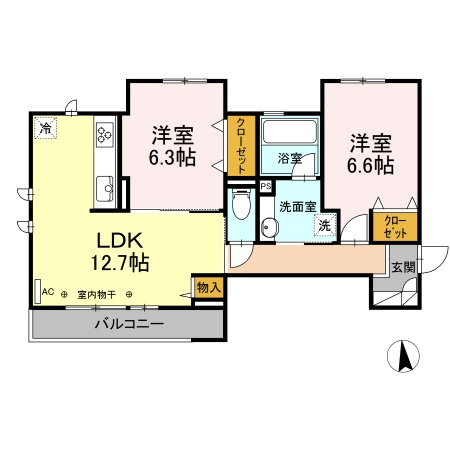【間取り】 | Sky Avenue Yokohama