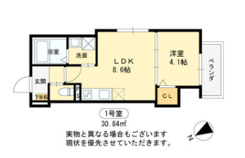 シーサイドヒル西新町の間取り