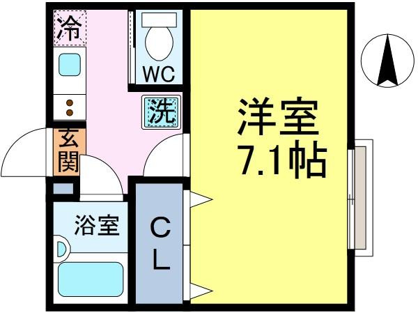 ソレーユ中央の間取り