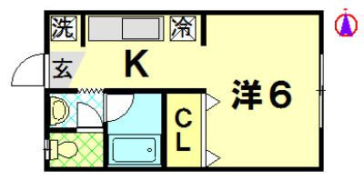 ヒルロックハイツの間取り
