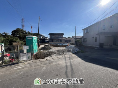 【外観】 | CRADLE GARDEN小山市若木第8　 | 建築中現地写真（同社施工完成物件・モデルハウスがご見学いただけます）
