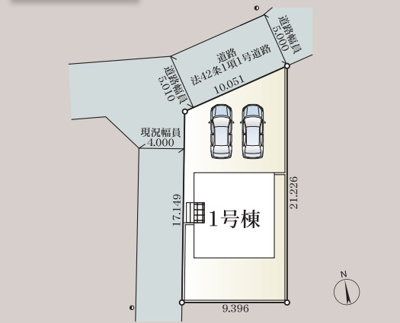 【区画図】 | CRADLE GARDEN小山市若木第8　 | ■限定1棟■各号棟の詳細につきましてはお気軽にご連絡ください。