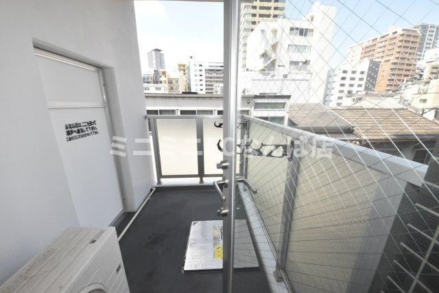 プレサンス上町台リベルテのバルコニー