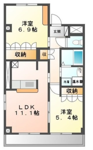 ヒンメルブロー　の間取り