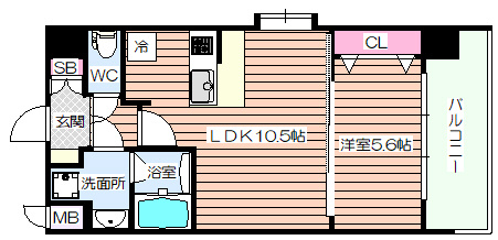 【間取り】 | スプランディッド梅田北