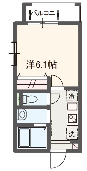 MELDIA新検見川Ⅱの間取り
