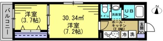 グランドソレイユ新検見川Ⅰの間取り