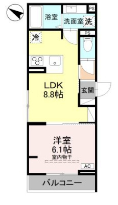 【間取り】 | D-Sereno宮戸