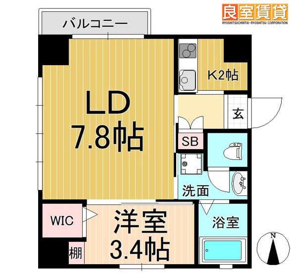 【間取り】 | ラクラーレ上前津