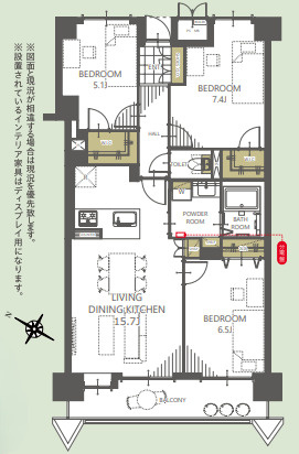【間取り】 | プリメール企救丘☆仲介手数料無料☆