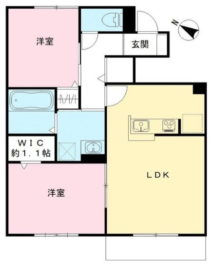 仲介手数料（賃料の1.10ヵ月）の50％OFF対象物件！の間取り