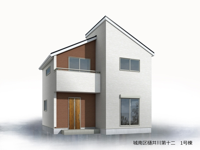 リーブルガーデン福岡市城南区樋井川第十二の外観パース