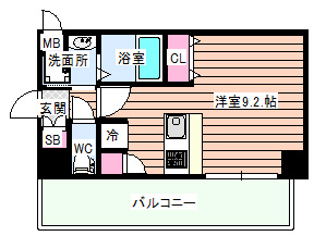 【間取り】 | エスライズ梅田北