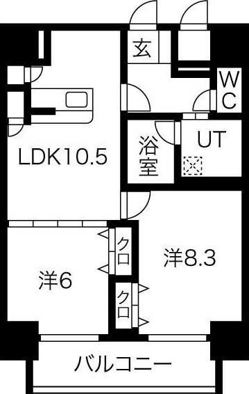 さくらHills ARAKOの間取り