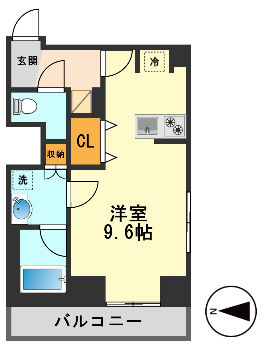 ラフィスタ亀有の間取り