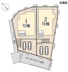 リーブルガーデン福岡市城南区樋井川第十二の区画図