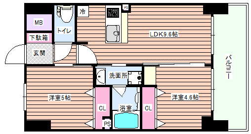 【間取り】 | エステムコート新大阪Ⅹザ・ゲート