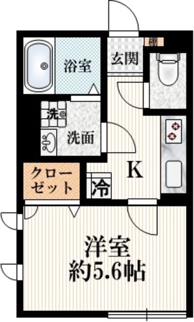 さくらハイムの間取り|★最上階★南東角部屋２面採光★