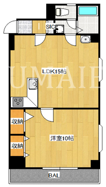 駒込大河原ビルの間取り
