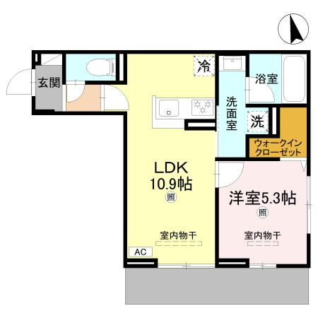 CubePlageの間取り