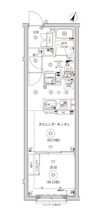 CREATIF池袋の間取り