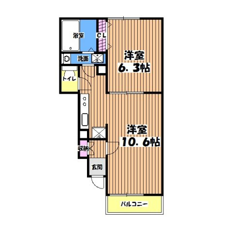 【間取り】 | アムールラメゾン