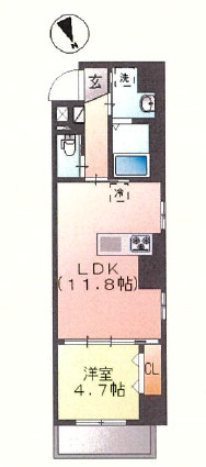 ロッツエン八丁堀の間取り