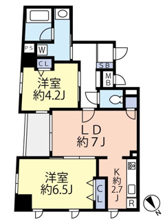 【間取り】 | グランヴァンデュヴェール東京
