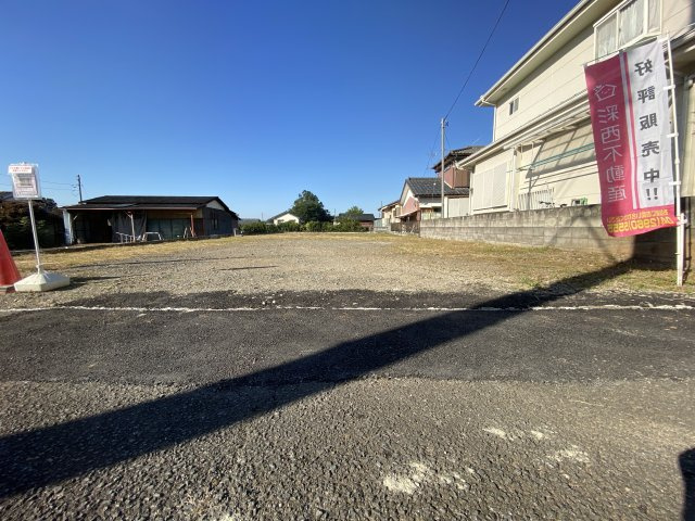 坂戸市善能寺売地の前面道路含む現地写真