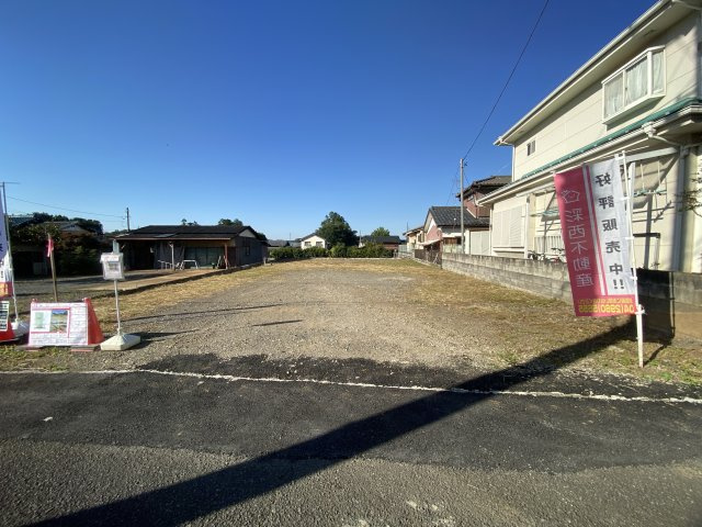 坂戸市善能寺売地の前面道路含む現地写真