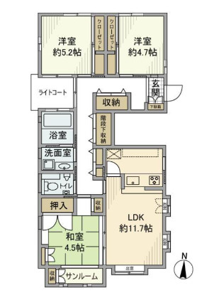 恵比寿戸建の間取り