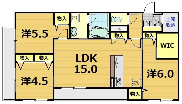 LaTour桃山の間取り