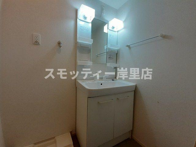 ブラウンメゾンの洗面所