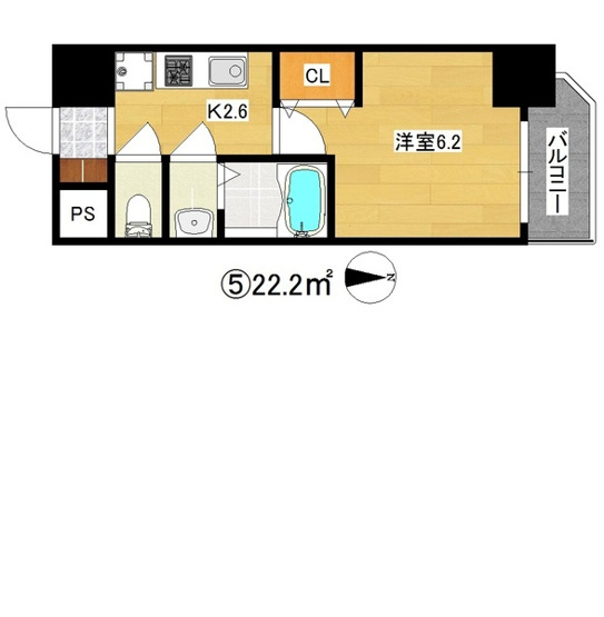 【間取り】 | グランパシフィック今里南