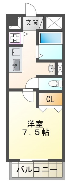 ラフィネ錦が丘の間取り