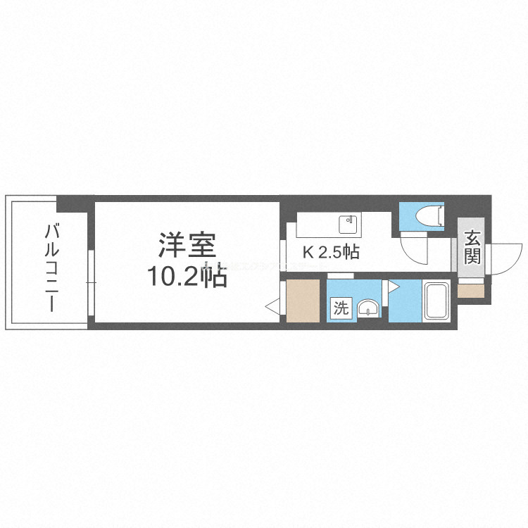 カルム　ド　アビタシオンの間取り