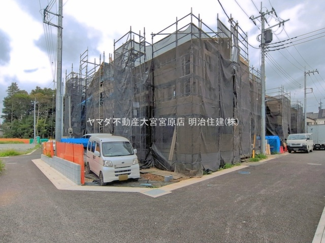 さいたま市見沼区南中野ガーデンパーク3期の前面道路含む現地写真