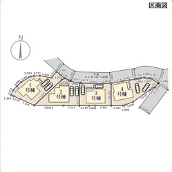 リーブルガーデン北九州市小倉南区上石田第二の区画図