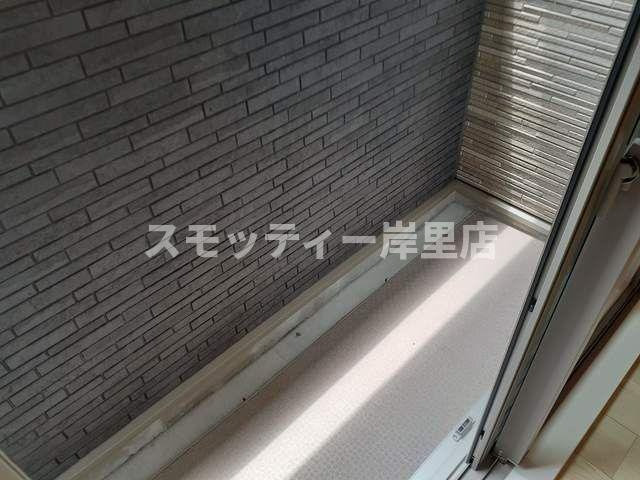 ヴィラ　オーブのバルコニー